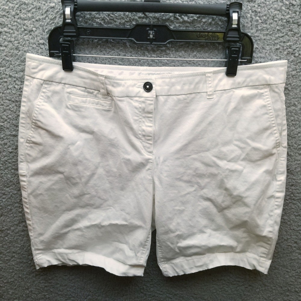 Boden Women's 12R White Chino Shorts 37.5" 7.75" 10"
